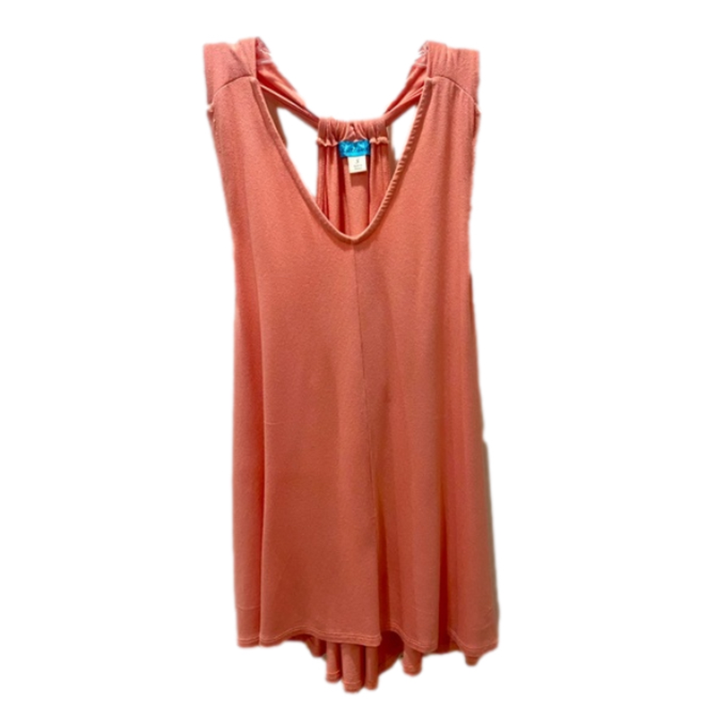 Buttons Brand Peach Apricot Tank With Gathered Back Size‎ S